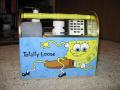 This is what I keep my dry erase board stuff and remotes in. Spongebob rocks.